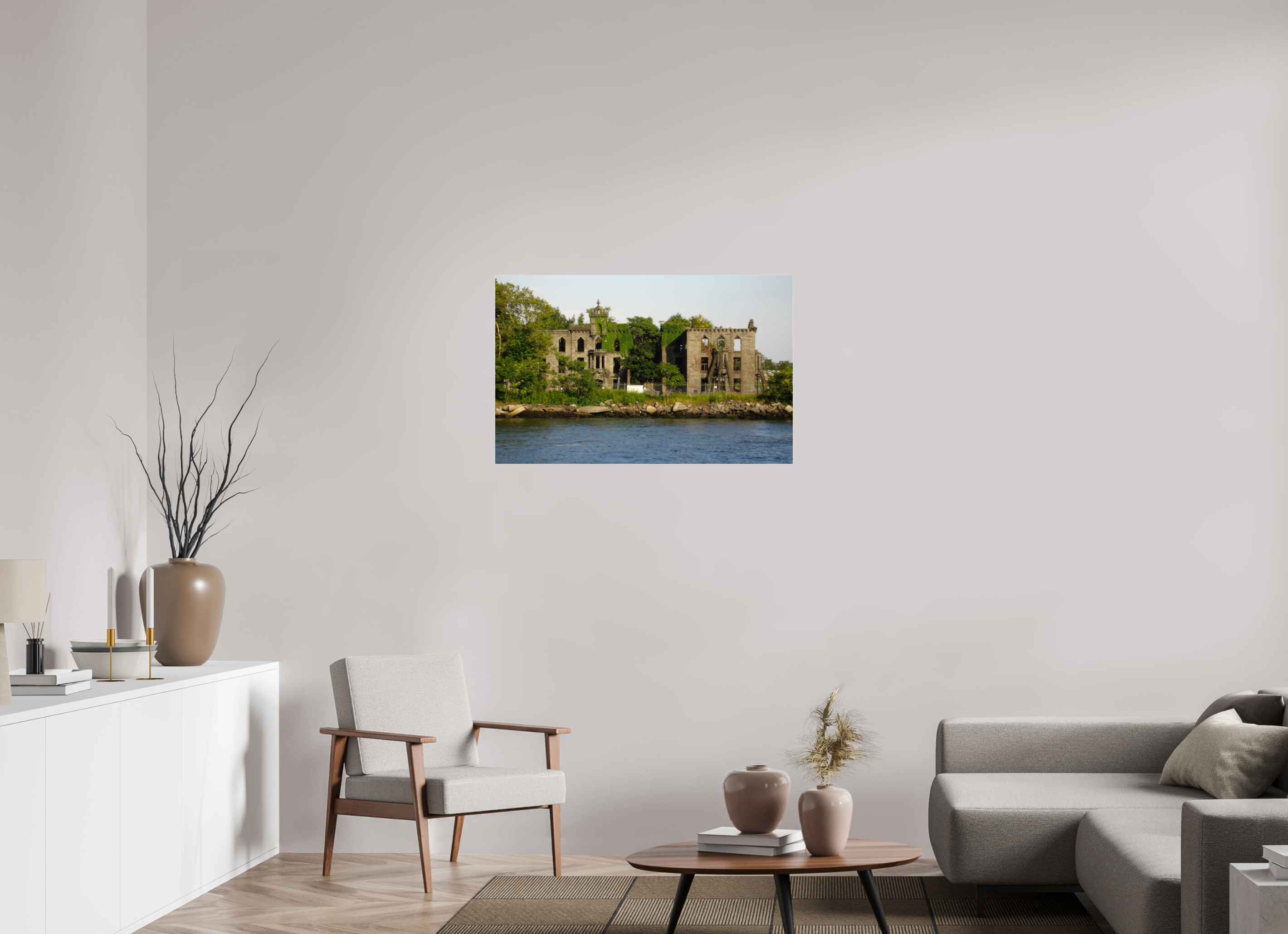 37.9 x 24″, Photo Print Under Acrylic Glass Abandoned Sanitarian