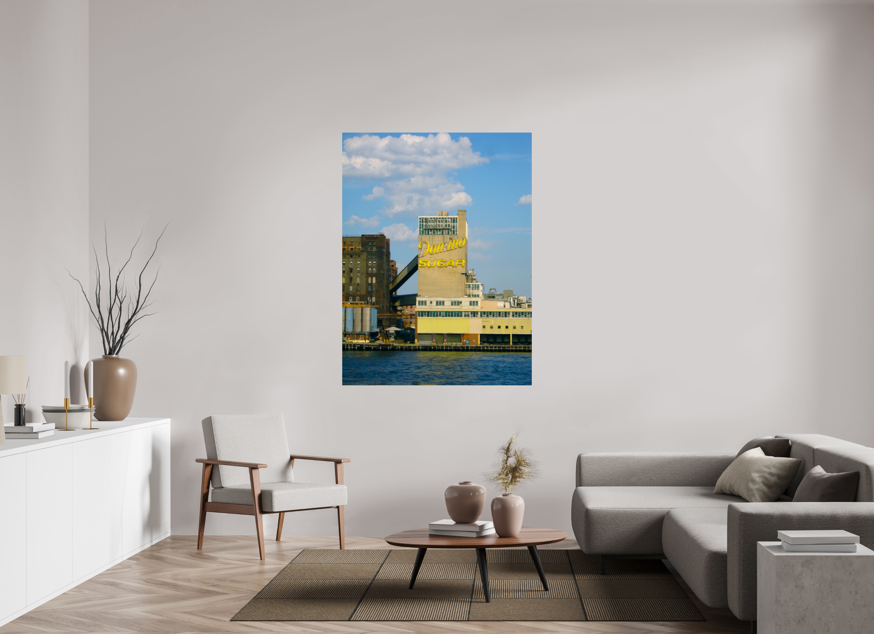 45 x 60″, Photo Print On Fuji Crystal DP II Domino Factory Vintage......