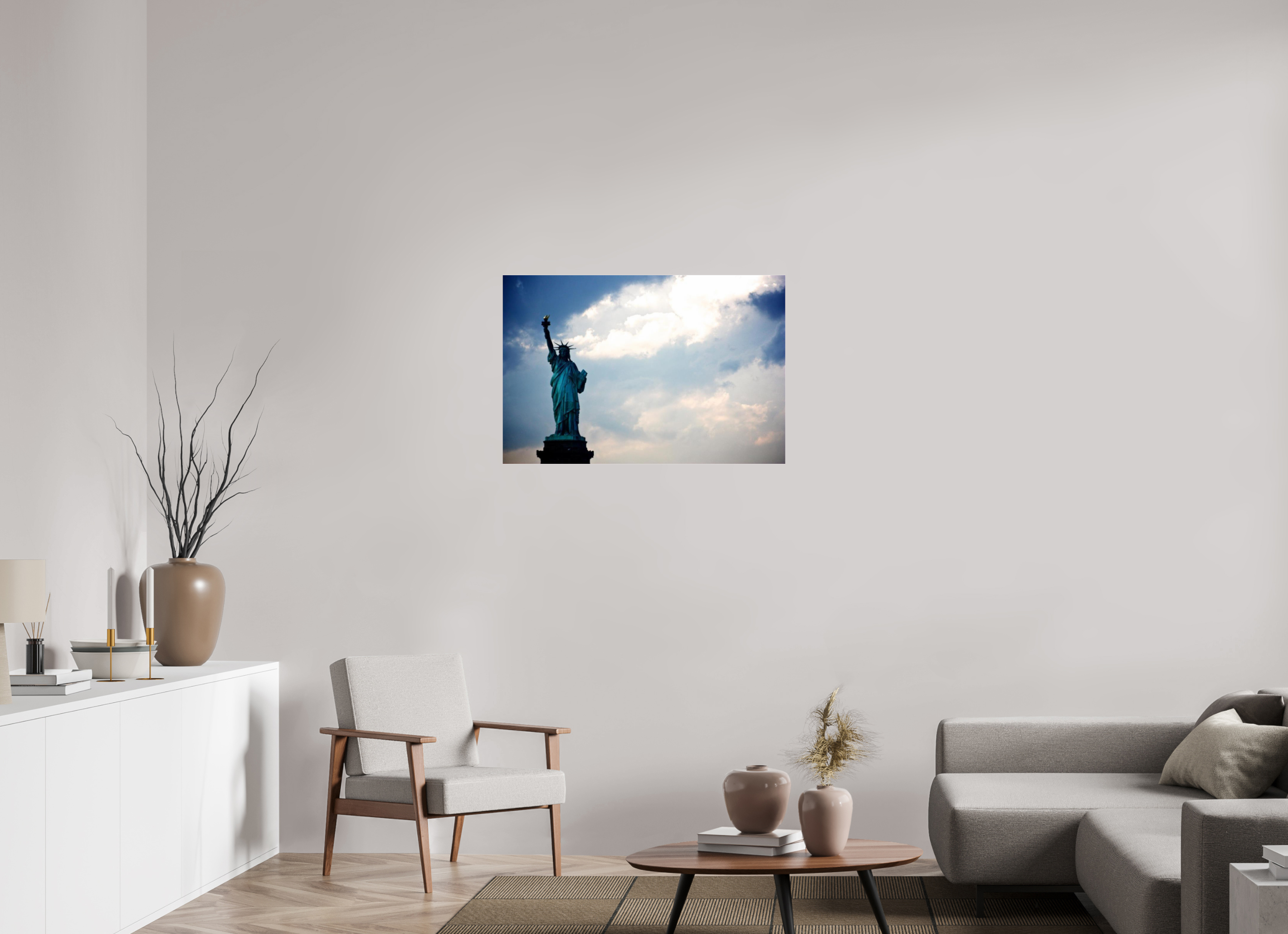 36 x 24″, Photo Print Under Acrylic Glass Statue of Liberty