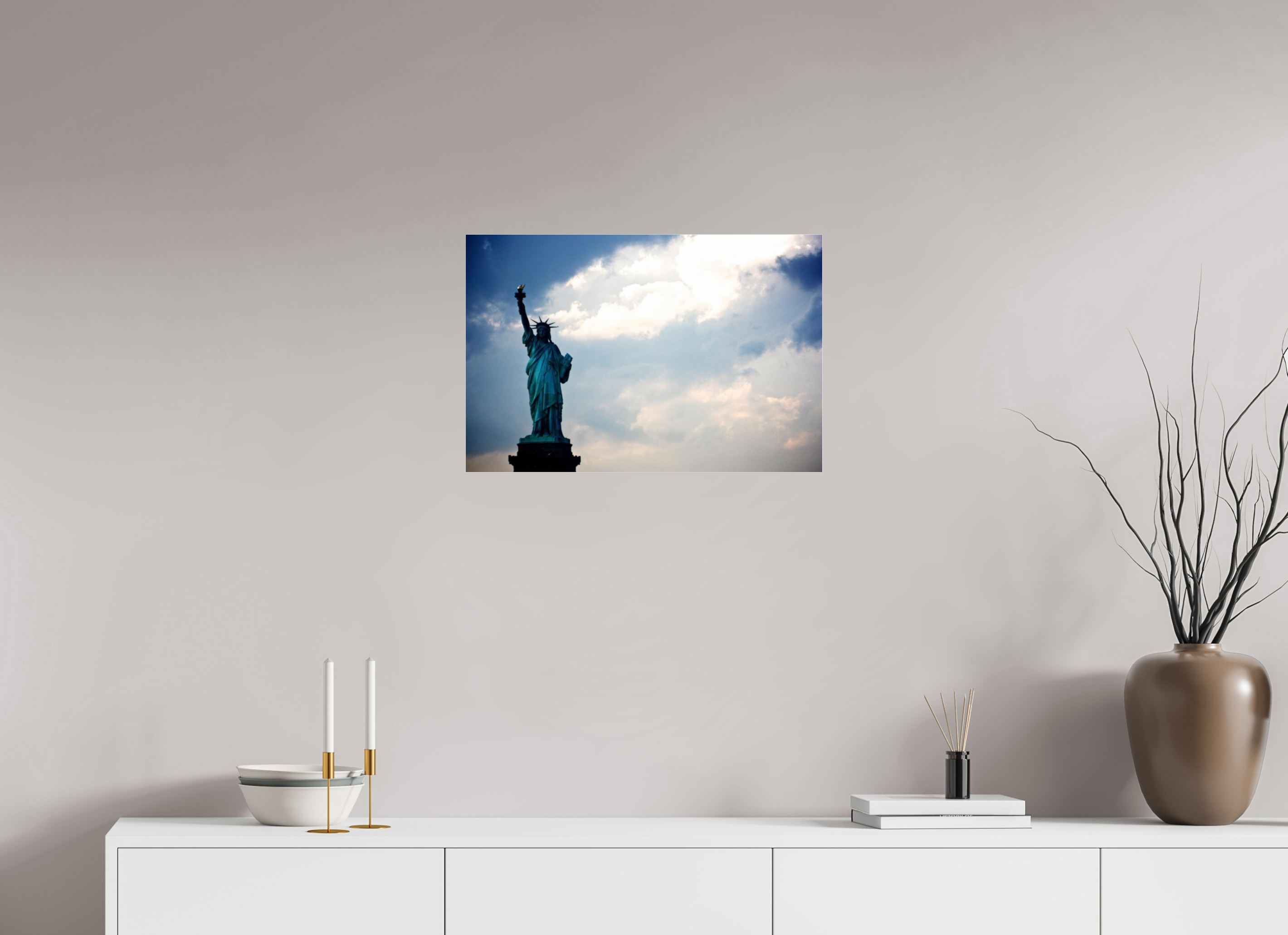 24 x 16″, Photo Print Under Acrylic Glass Statue of Liberty