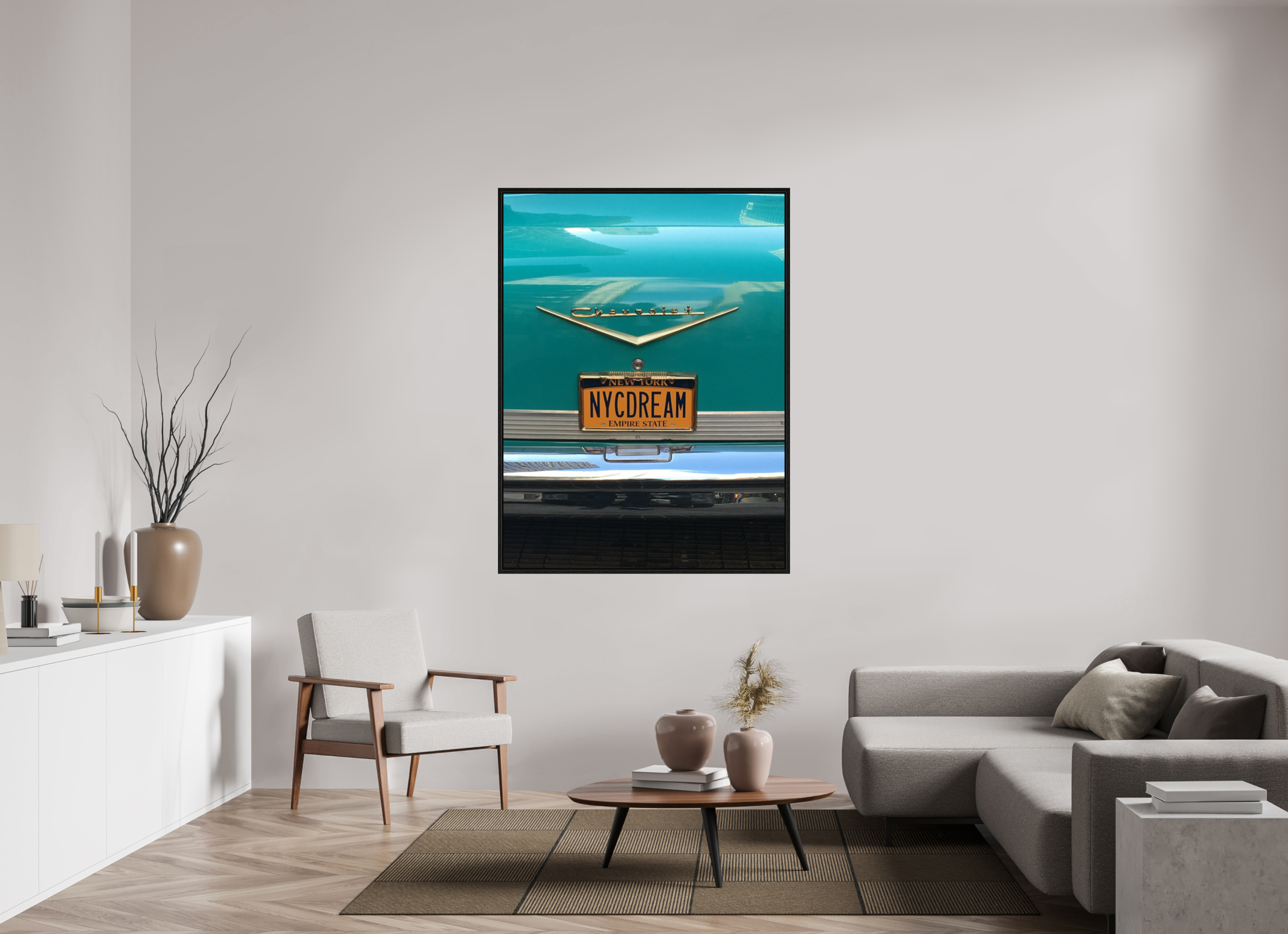 45 x 60″, Floater Frame NYC DREAM