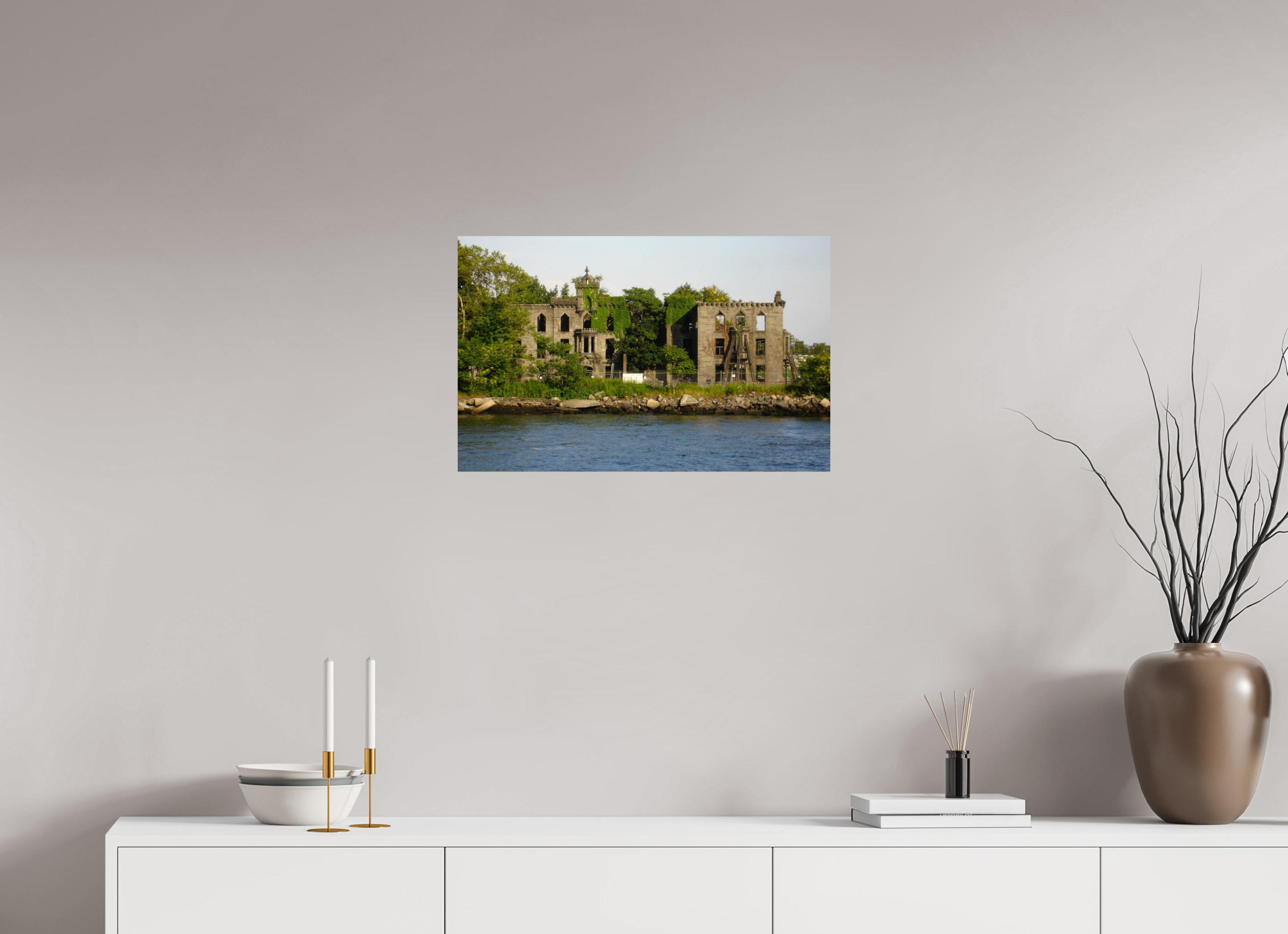25.3 x 16″, Photo Print On Fuji Crystal DP II Abandoned Sanitarian