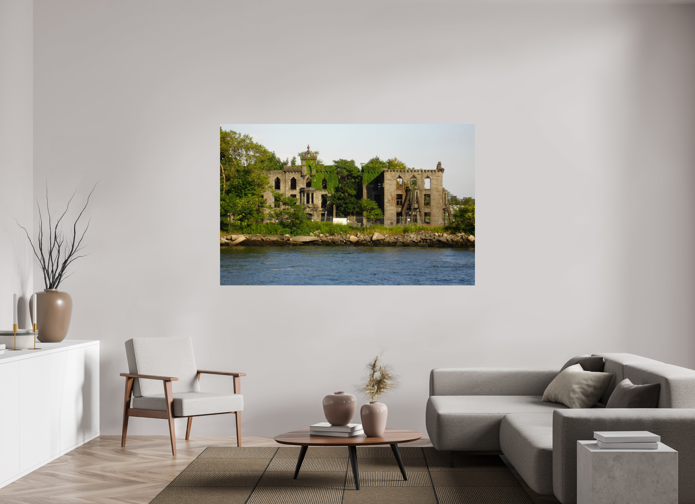 74.2 x 47″, Photo Print On Fuji Crystal DP II Abandoned Sanitarian