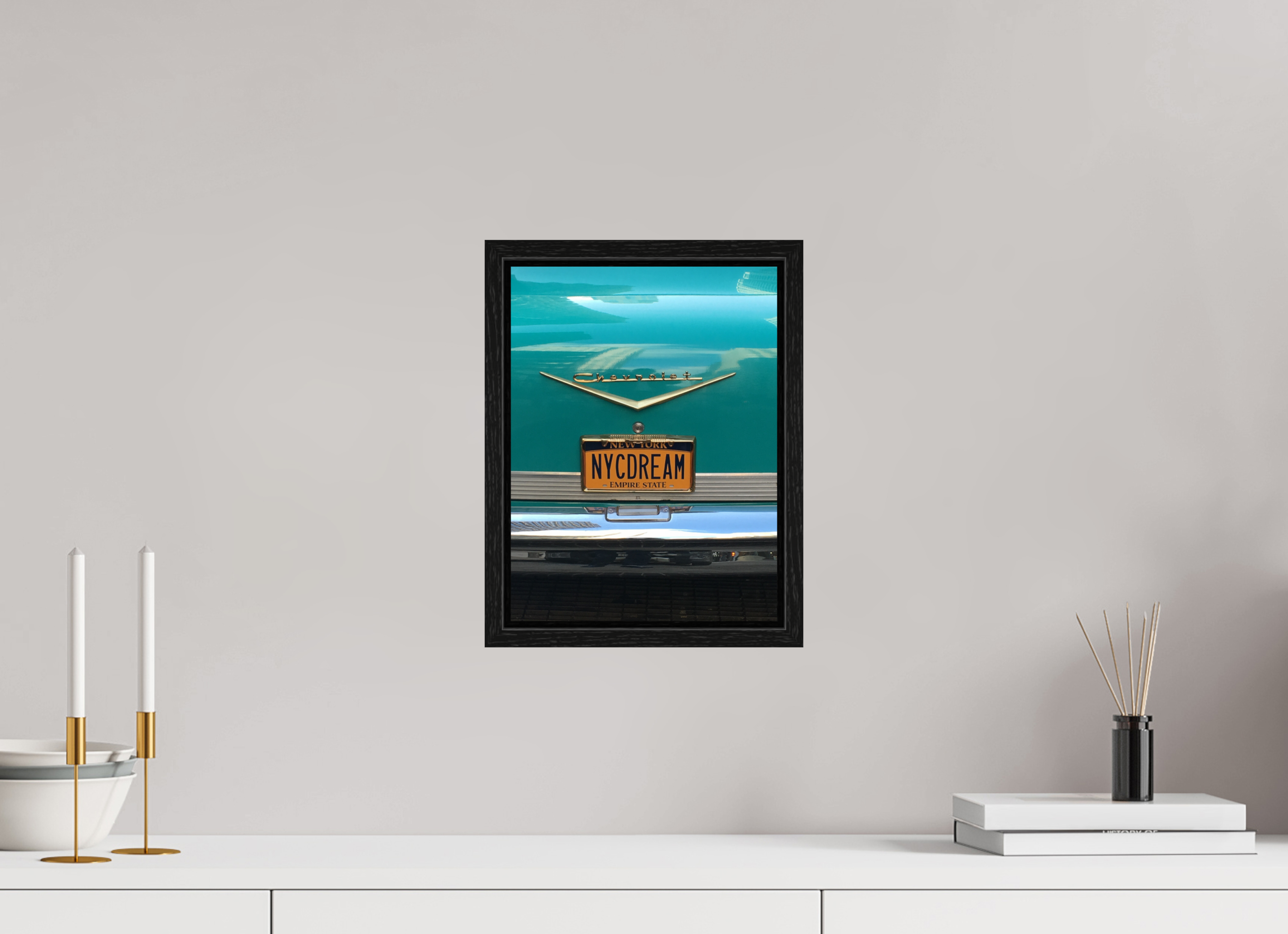 9 x 12″, Floater Frame NYC DREAM