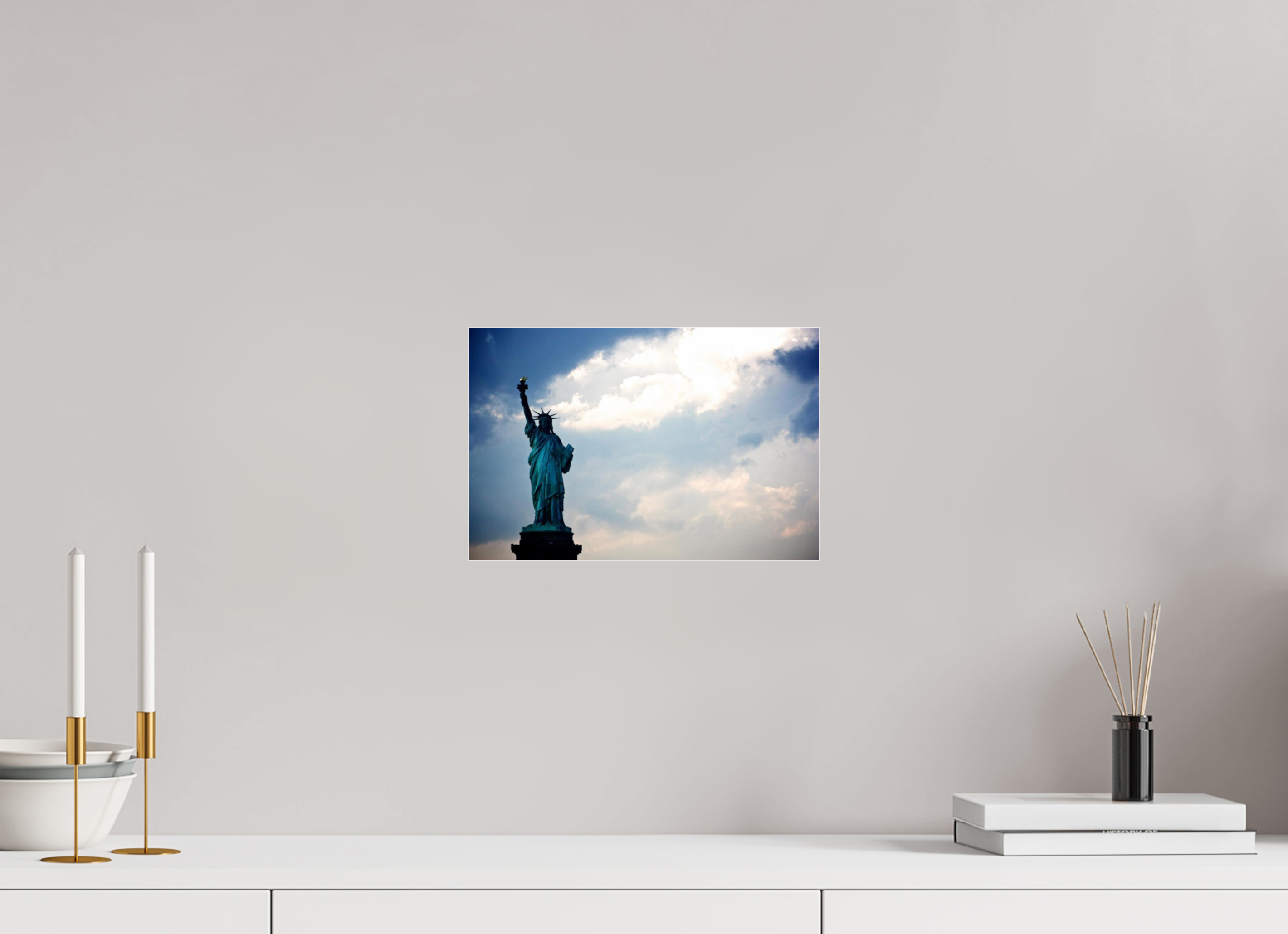 12 x 8″, Photo Print Under Acrylic Glass Statue of Liberty