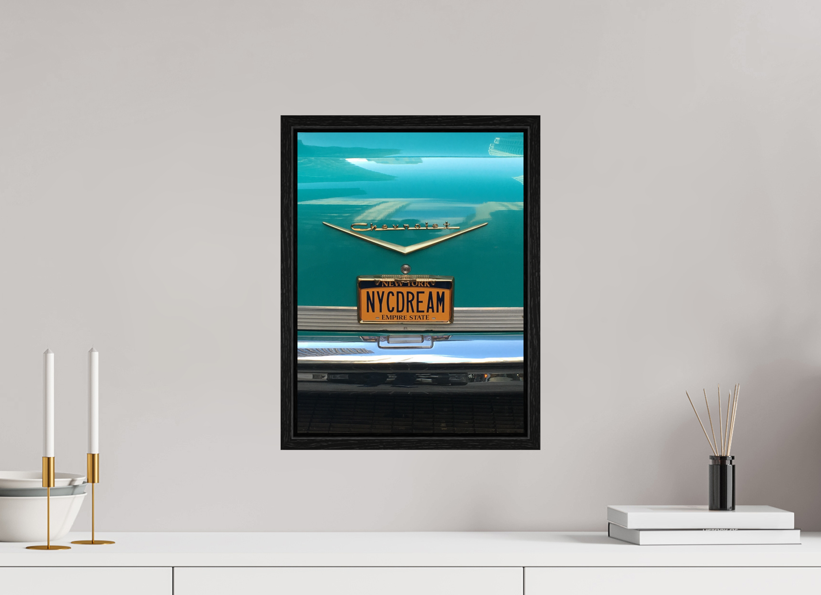 12 x 16″, Floater Frame NYC DREAM