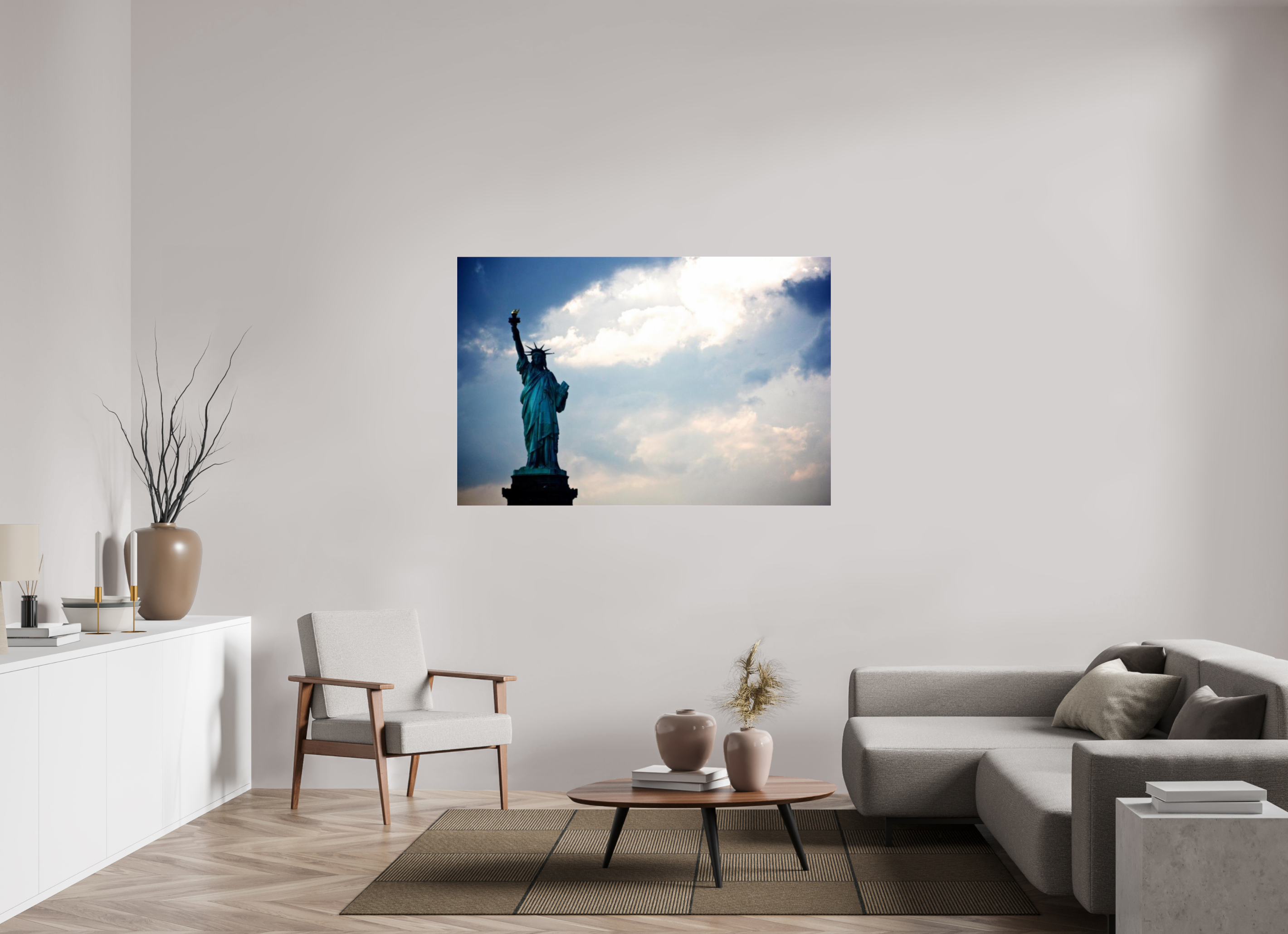 60 x 40″, Photo Print Under Acrylic Glass Statue of Liberty