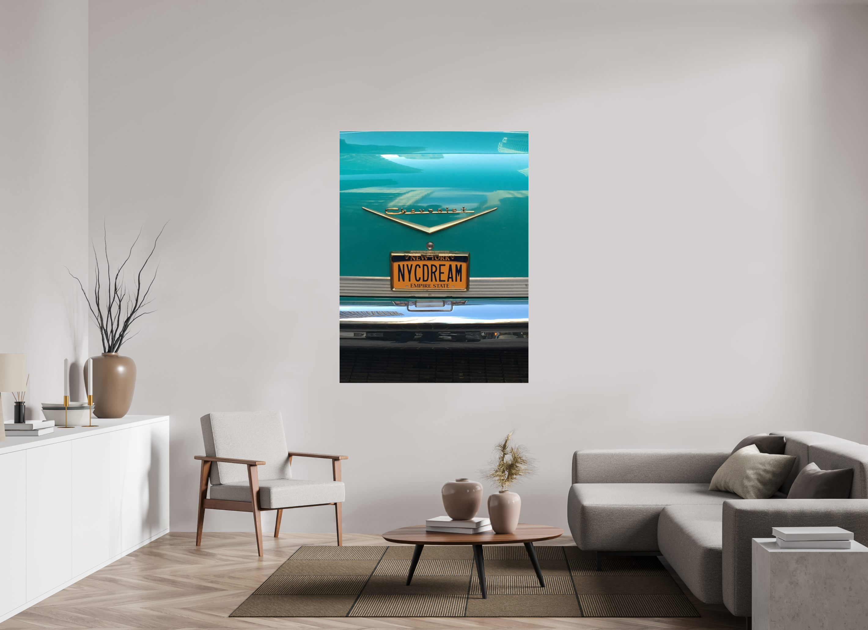 45 x 60″, Photo Print Under Acrylic Glass NYC DREAM