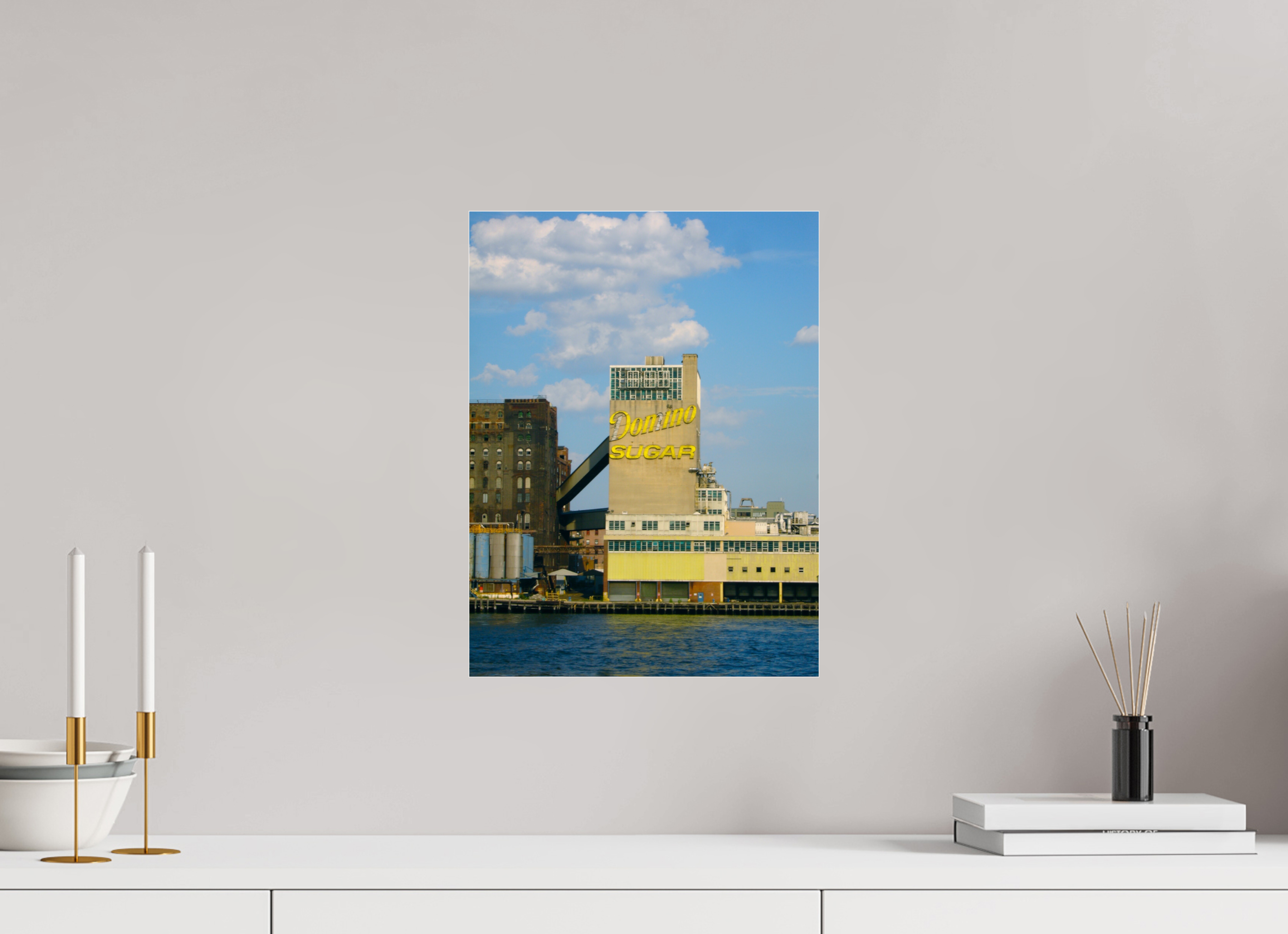 12 x 16″, Photo Print Under Acrylic Glass Domino Factory Vintage......