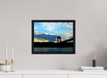 16 x 12″, Floater Frame George Washington Bridge Storm