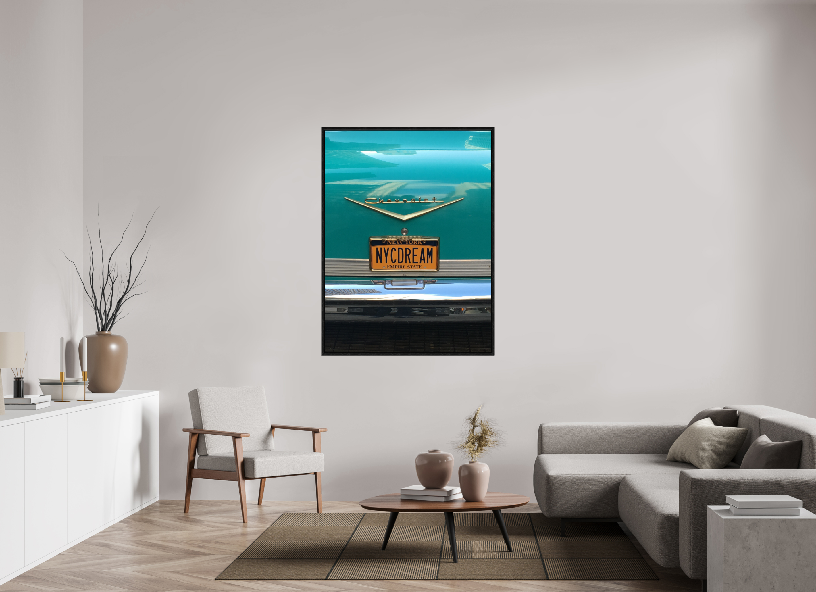 42 x 56″, Floater Frame NYC DREAM